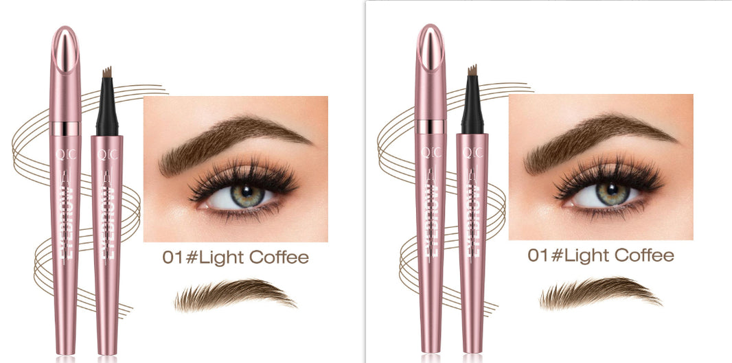 Waterproof And Smooth Not Smudge Four-fork Liquid Eyebrow Pencil-3743acd3baec76483b1585aaef87c165