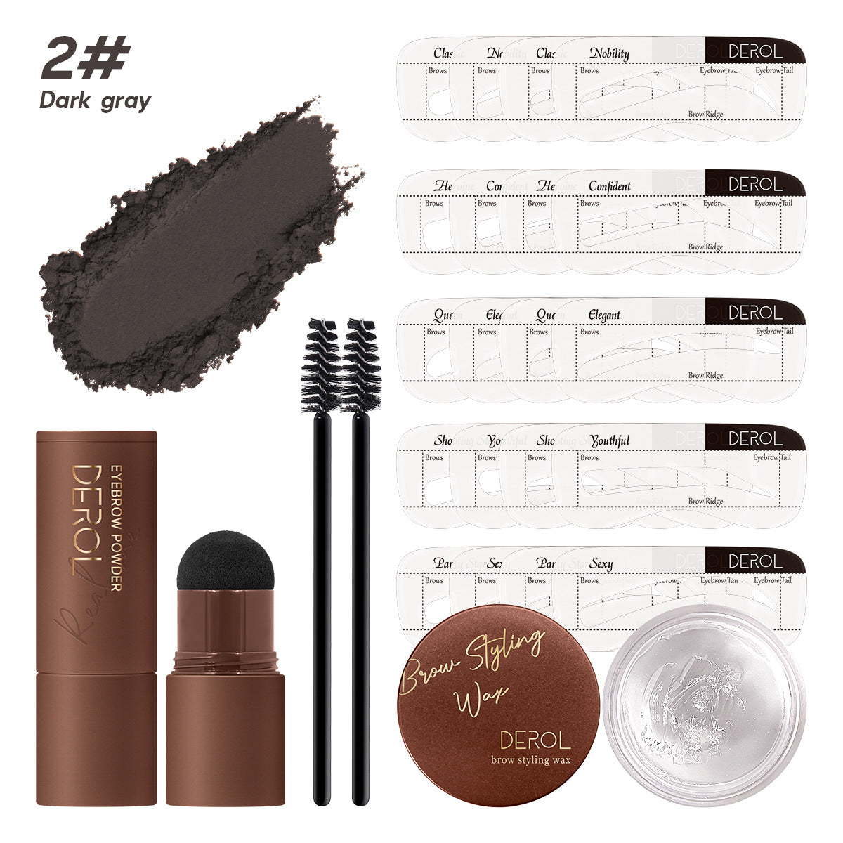 Eyebrow Styling Cream Wax Eyebrow Print Eyebrow Sticker Eyebrow Brush Set-f6c6b5e13aa6dd9bfc5ac2ccb3216308