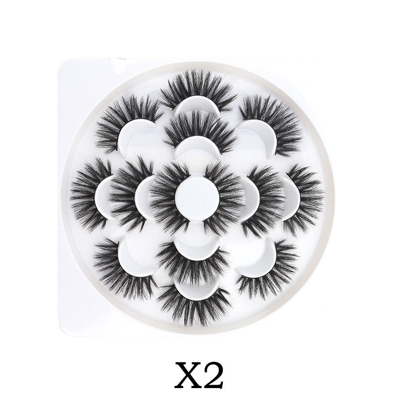 7 pairs of 3D false eyelashes-b02e5af0dc947ac7fca28e440784725f