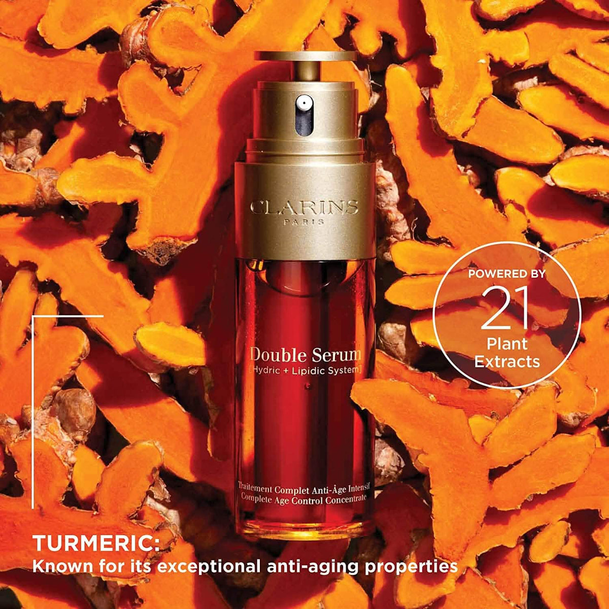 Clarins Double Serum Anti-Aging | Visibly Firms 1.6 Fl Oz-Clarins Double Serum Anti-Aging | Visibly Firms 1.6 Fl Oz