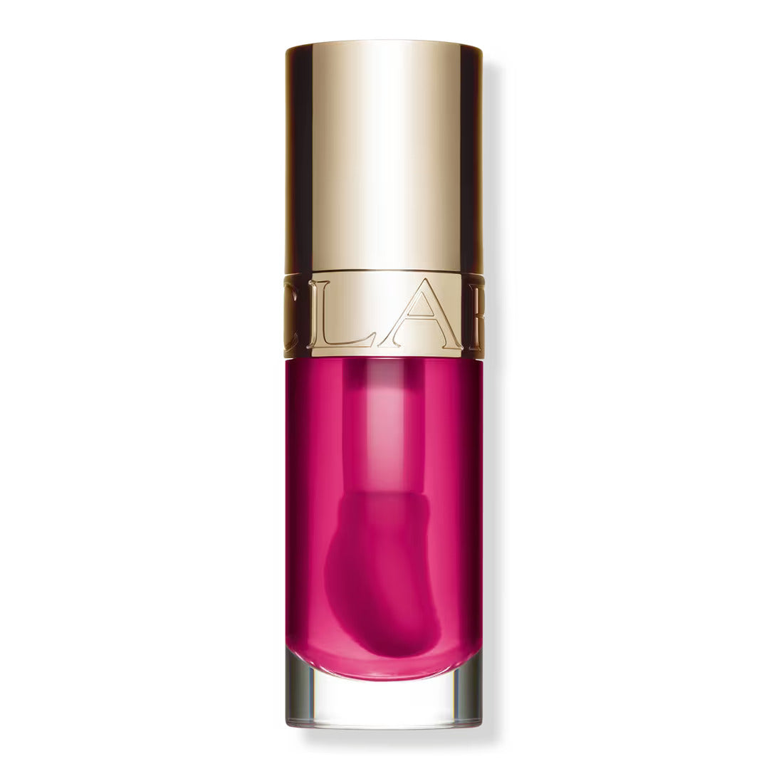 Clarins Lip Comfort Oil Hydrating and Plumping Lip Oil - Raspberry-Clarins Lip Comfort Oil Hydrating and Plumping Lip Oil - Raspberry