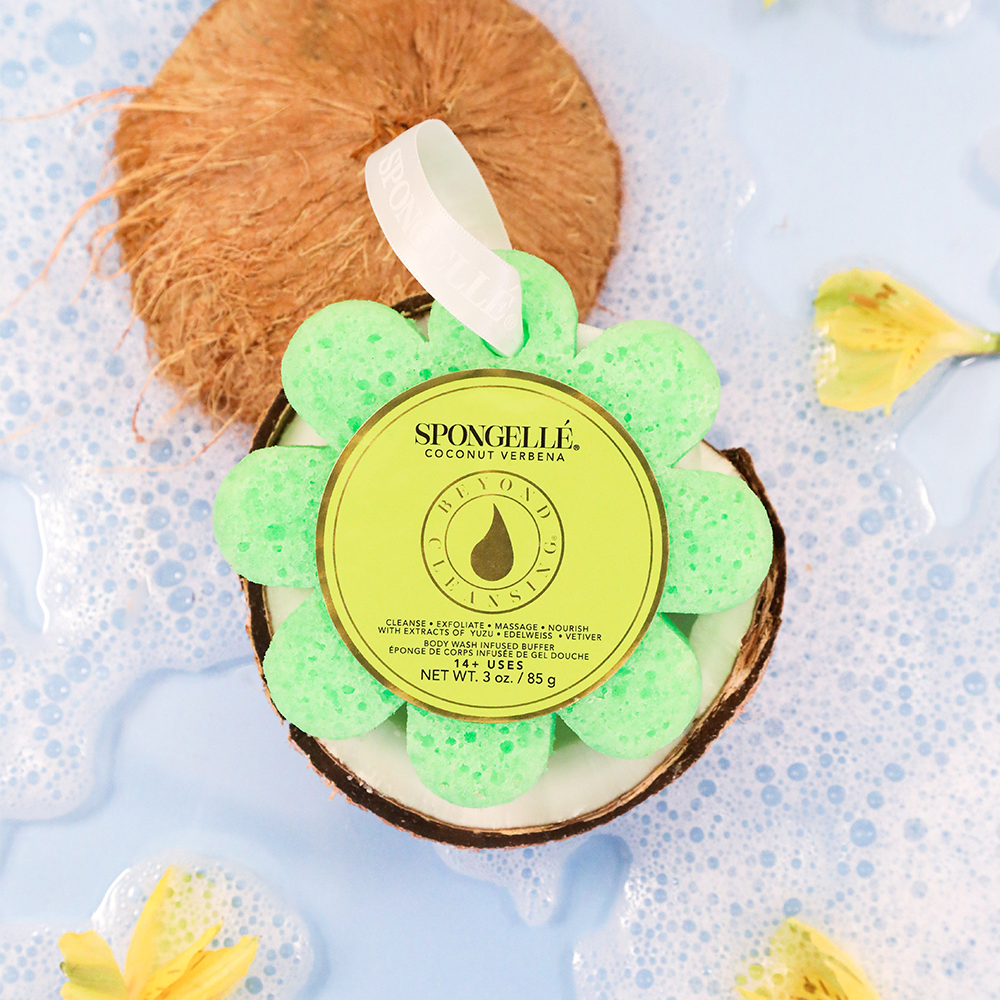 Coconut Verbena | Wild Flower Bath Sponge-Coconut Verbena | Wild Flower Bath Sponge