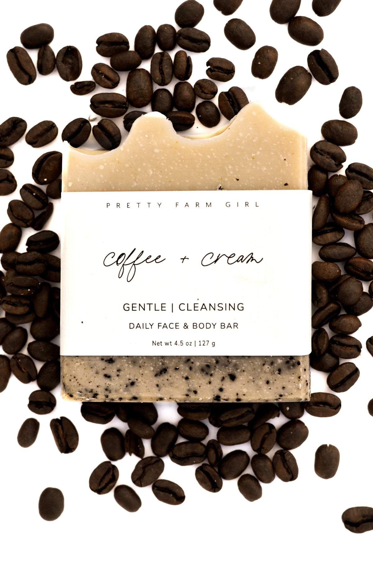 Coffee + Cream Handmade Tallow and Goat Milk Soap Bar-Coffee + Cream Handmade Tallow and Goat Milk Soap Bar