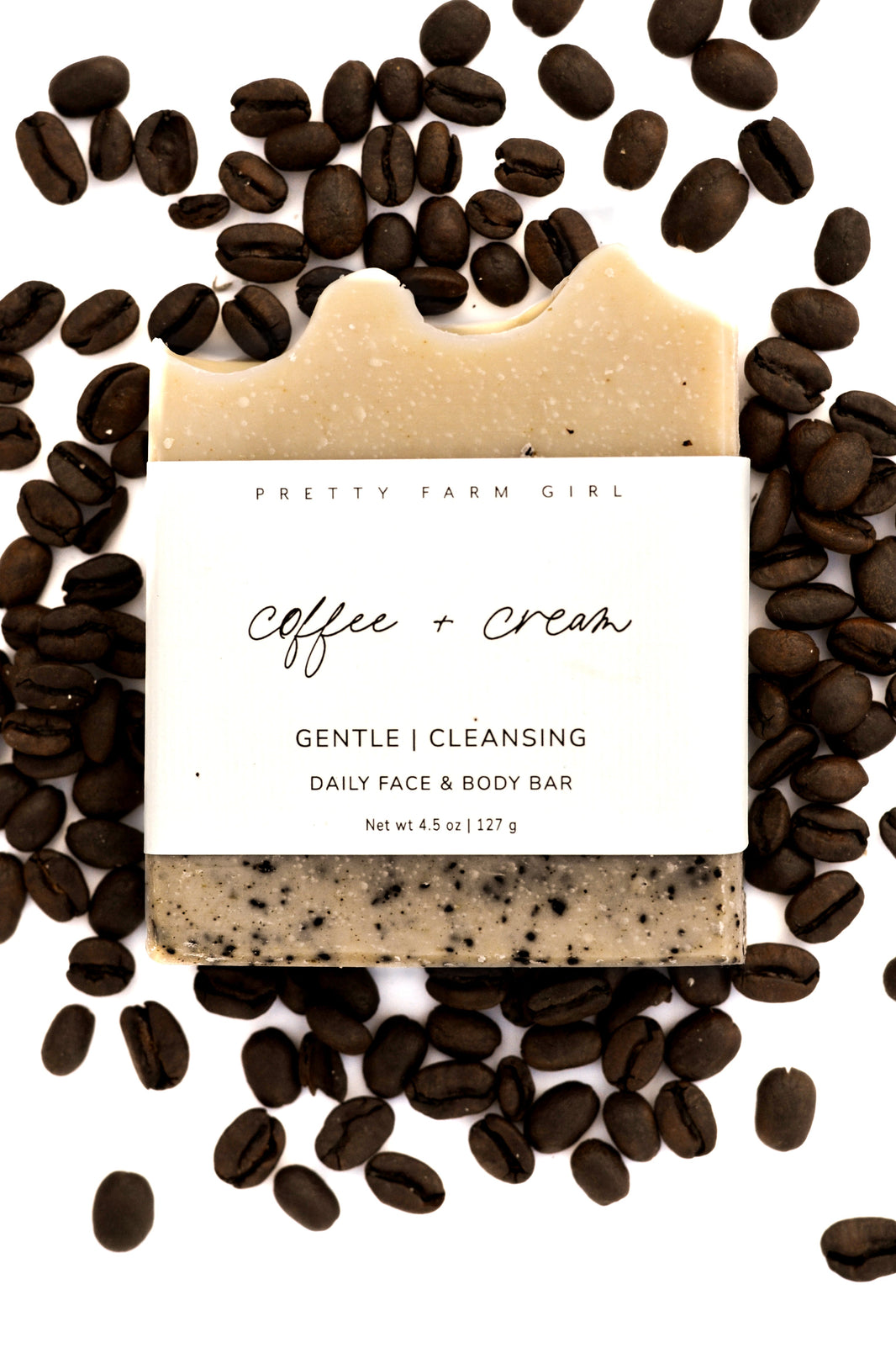 Coffee + Cream Handmade Tallow and Goat Milk Soap Bar-Coffee + Cream Handmade Tallow and Goat Milk Soap Bar