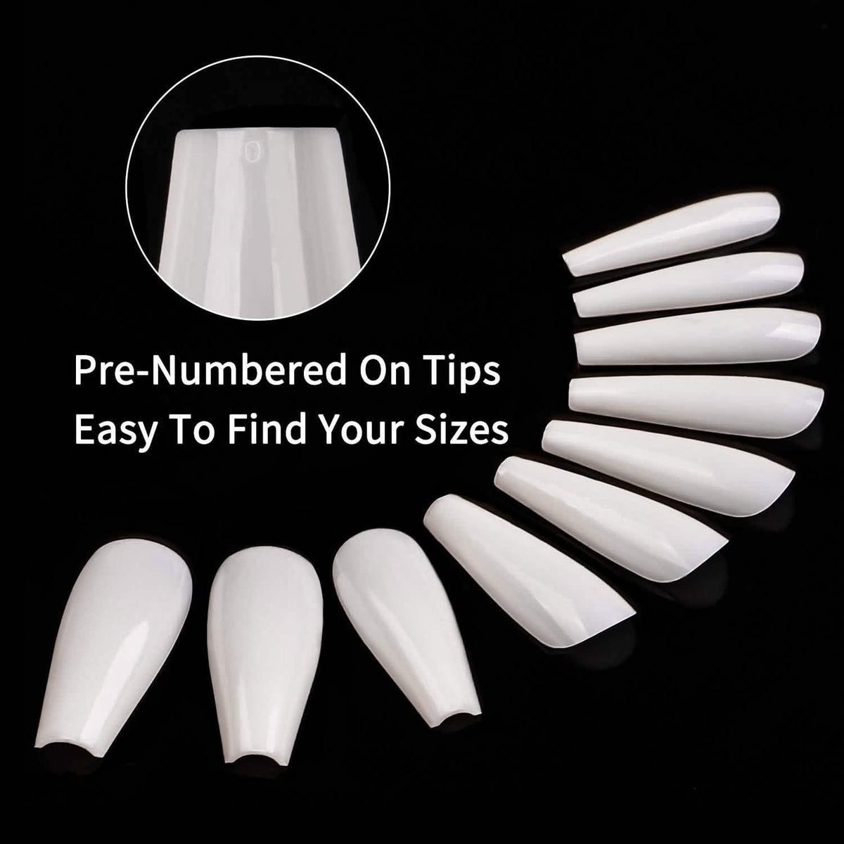 Coffin Long Fake Nails-Coffin Long Fake Nails