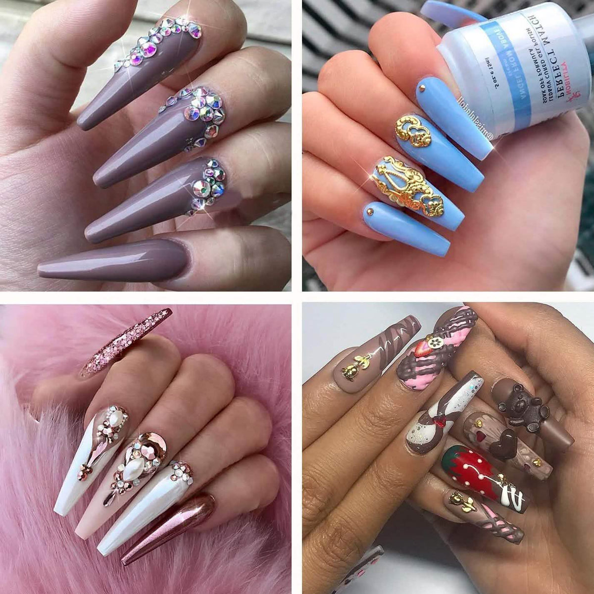 Coffin Long Fake Nails-Coffin Long Fake Nails