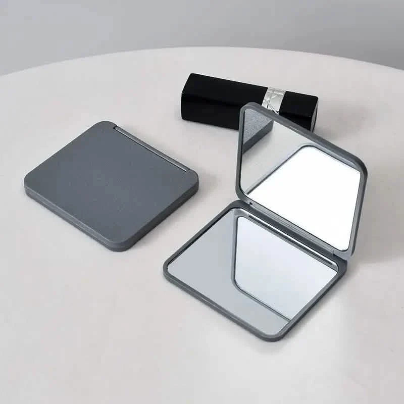 Compact Folding Purse Mirror for Travel and Touch-ups-Compact Folding Purse Mirror for Travel and Touch-ups