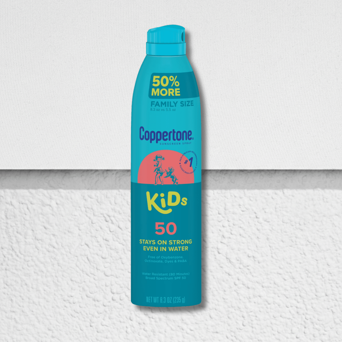Coppertone Sunscreen Spray Kids SPF 50 Family Size 8.3oz-Coppertone Sunscreen Spray Kids SPF 50 Family Size 8.3oz