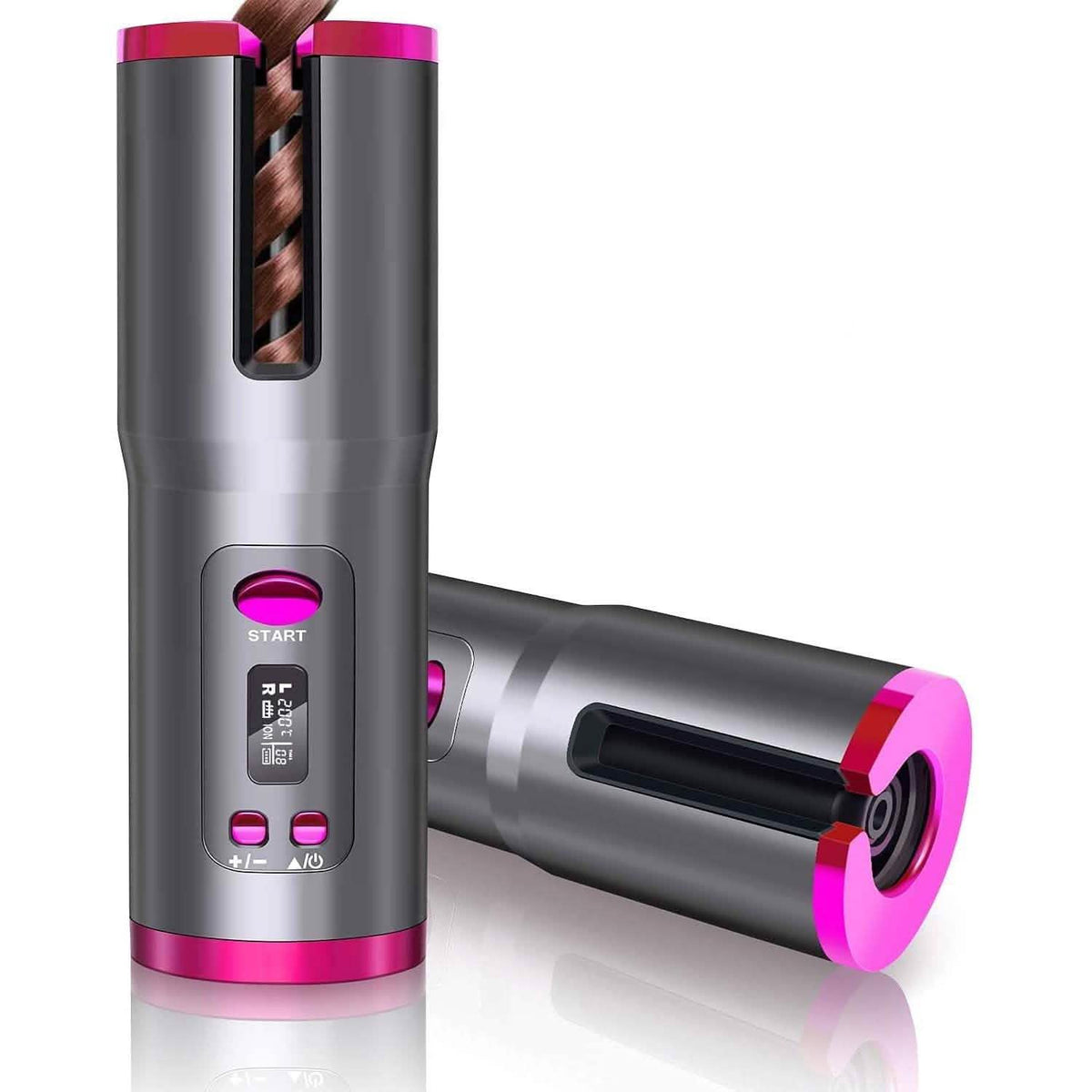 Cordless Automatic Portable Ceramic Barrel Hair Curler-Cordless Automatic Portable Ceramic Barrel Hair Curler