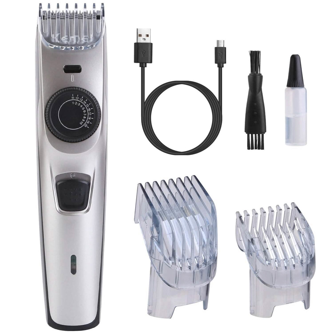 Cordless Beard Trimmer USB Rechargeable Beard Grooming Kit-Cordless Beard Trimmer USB Rechargeable Beard Grooming Kit