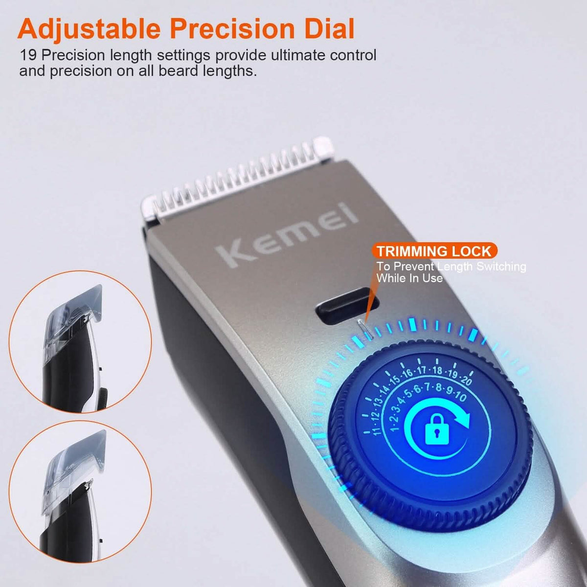 Cordless Beard Trimmer USB Rechargeable Beard Grooming Kit-Cordless Beard Trimmer USB Rechargeable Beard Grooming Kit
