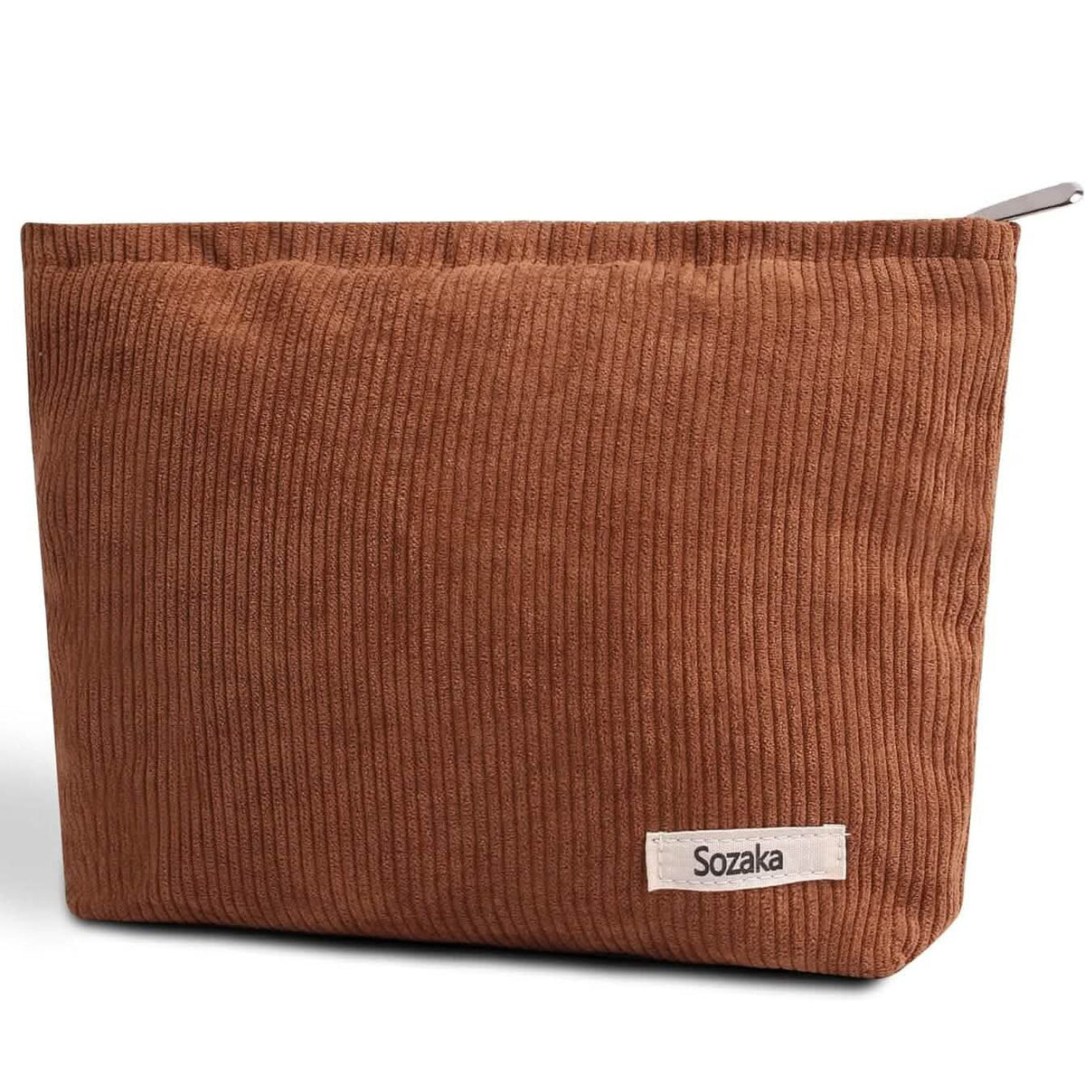 Corduroy Travel Makeup Bag, Large Capacity Travel Wash Bag-Corduroy Travel Makeup Bag, Large Capacity Travel Wash Bag