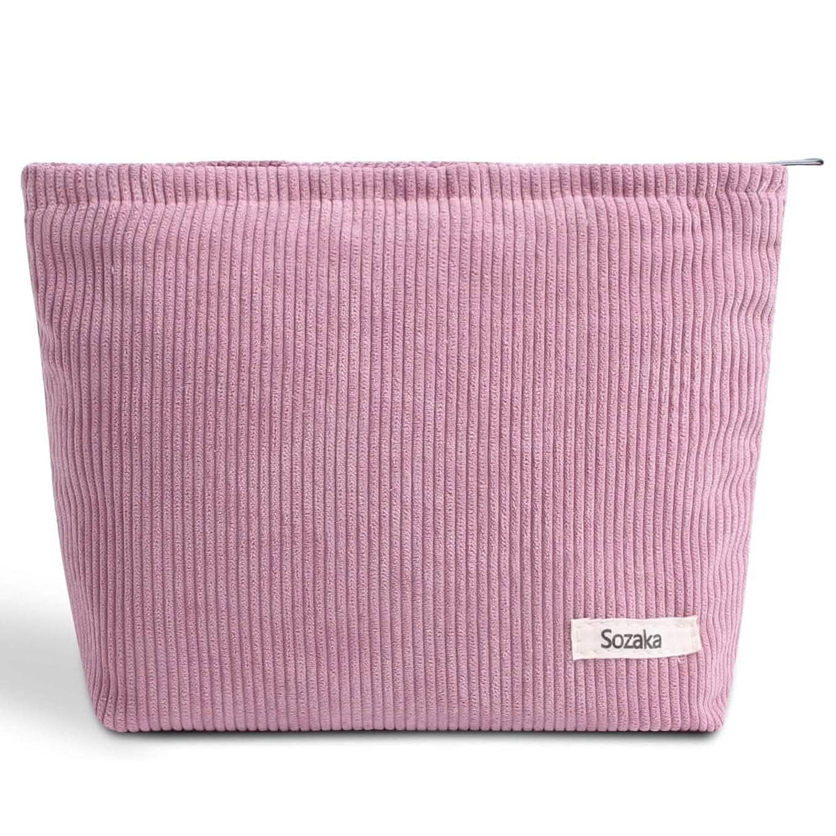 Corduroy Travel Makeup Bag, Large Capacity Travel Wash Bag-Corduroy Travel Makeup Bag, Large Capacity Travel Wash Bag