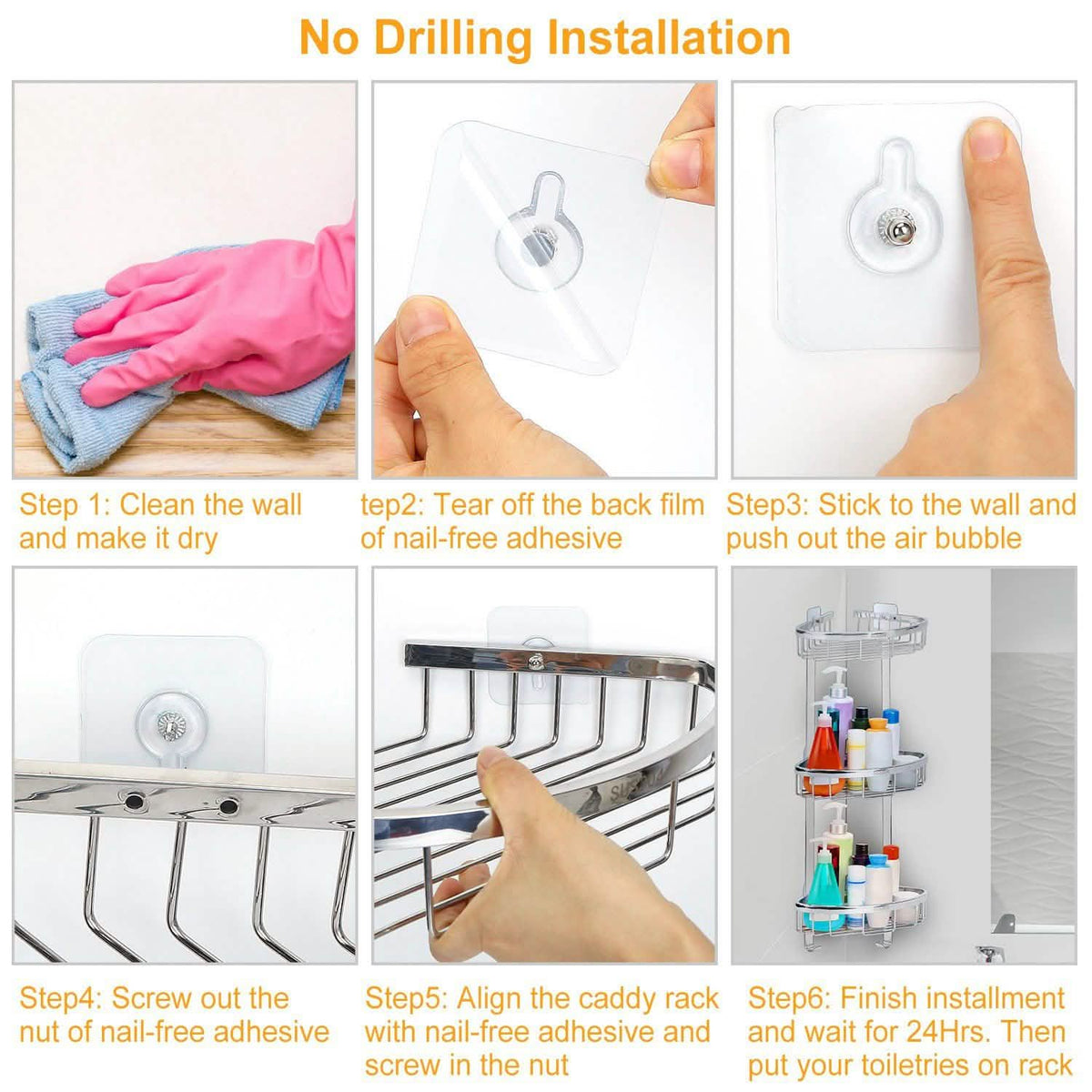 Corner Shower Caddy Shelf-Corner Shower Caddy Shelf