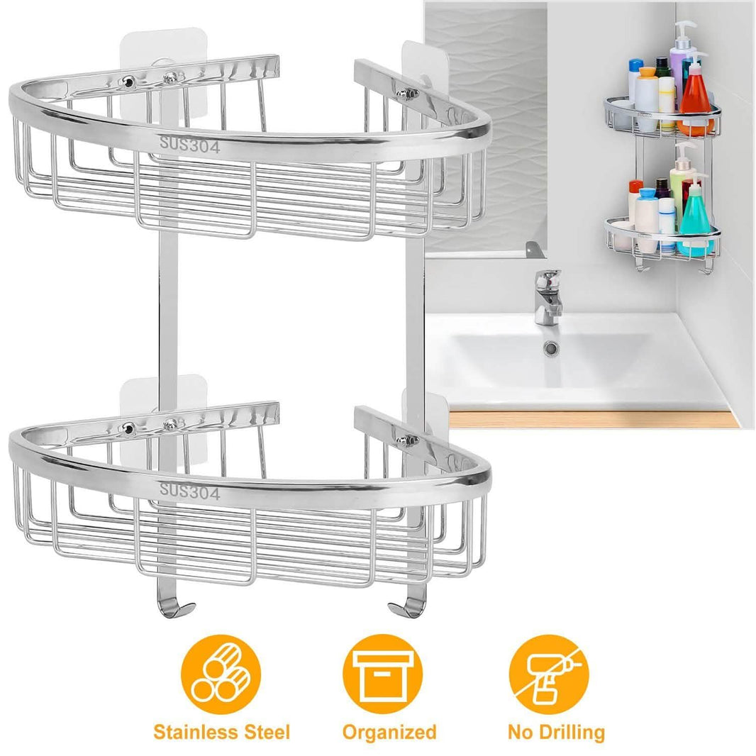 Corner Shower Caddy Shelf-Corner Shower Caddy Shelf