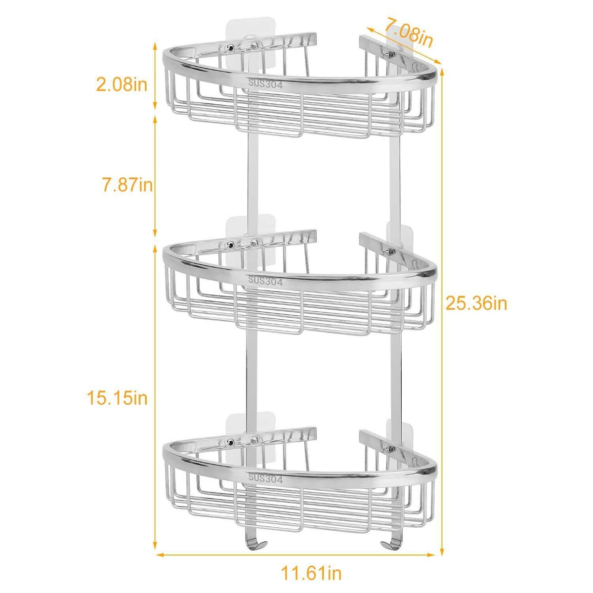 Corner Shower Caddy Shelf-Corner Shower Caddy Shelf