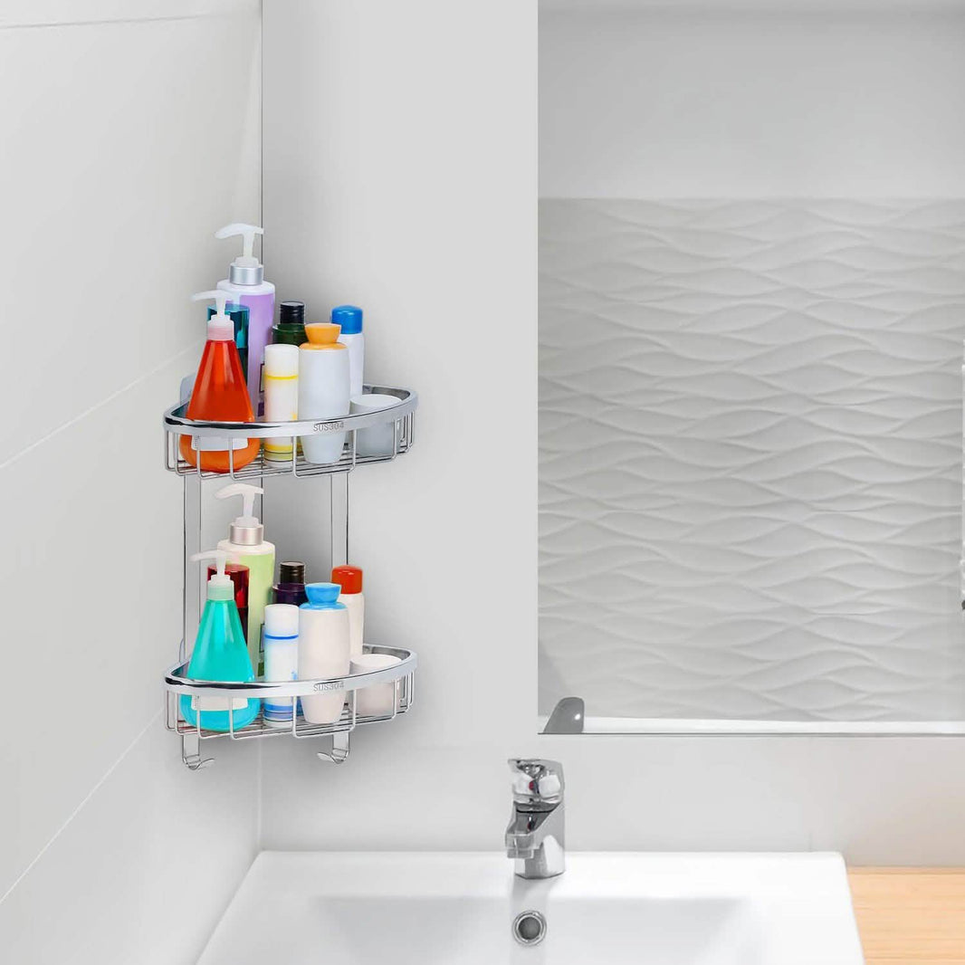 Corner Shower Caddy Shelf-Corner Shower Caddy Shelf