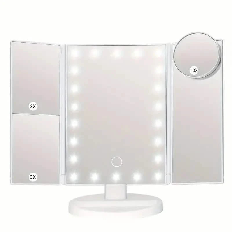 Cosmetic Mirror with Lights and 10X Magnification-Cosmetic Mirror with Lights and 10X Magnification