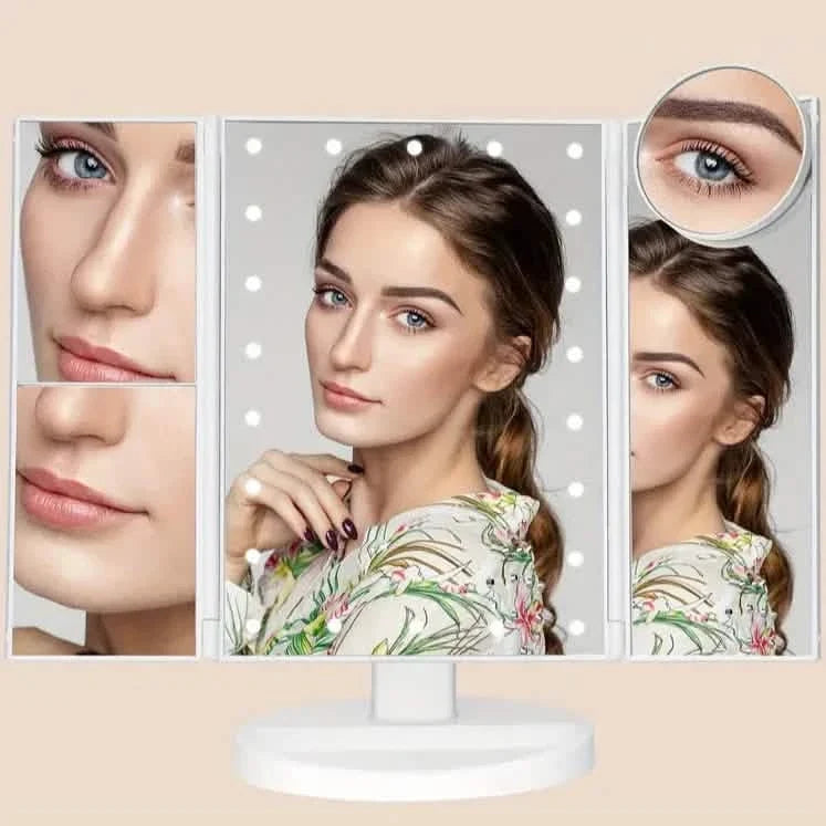 Cosmetic Mirror with Lights and 10X Magnification-Cosmetic Mirror with Lights and 10X Magnification