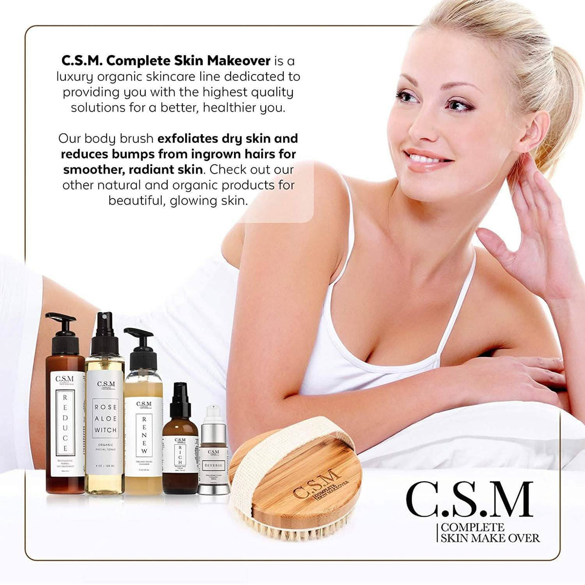 C.S.M. Body Brush for Wet or Dry Brushing-C.S.M. Body Brush for Wet or Dry Brushing