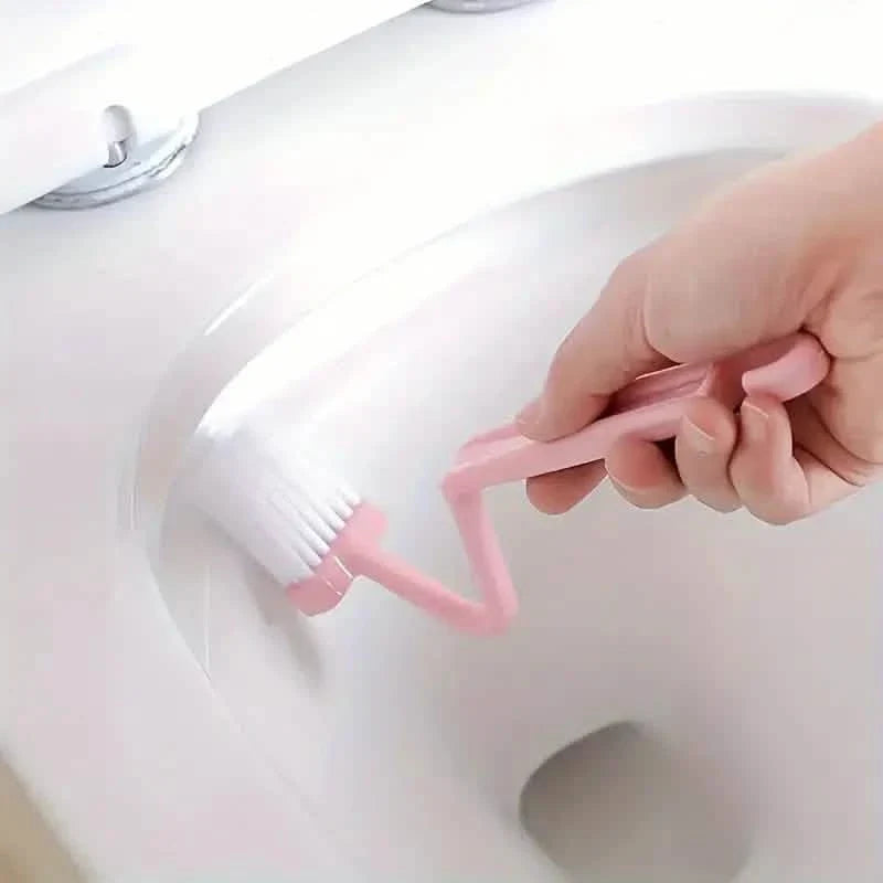 Curved Handle Function Cleaning Toilet Gap Brush-Curved Handle Function Cleaning Toilet Gap Brush