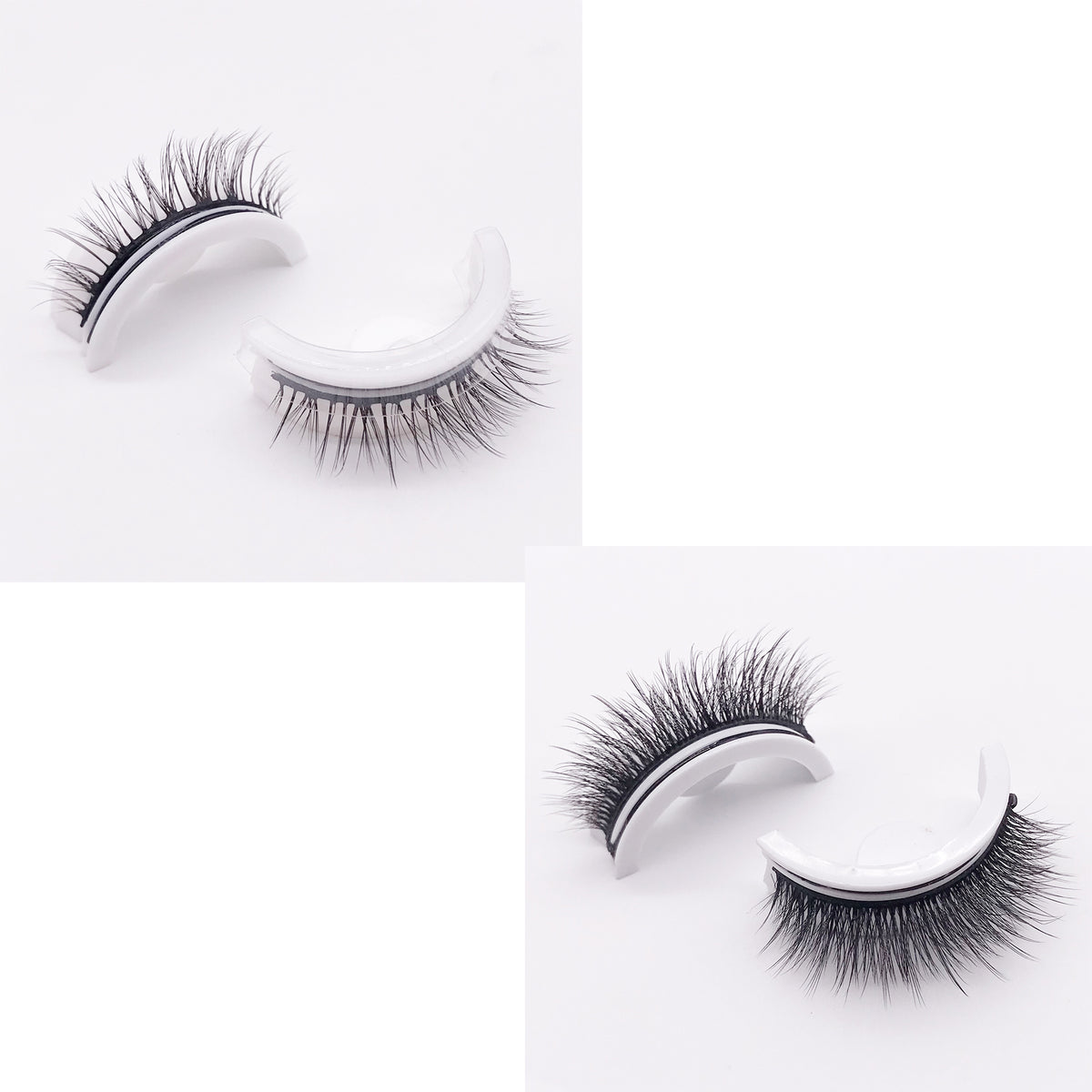 Reusable 3D Mink Lashes Natural False Eyelashes Self Adhesive Fake Glue Free Makeup Eyelash Extension Silk-55ba6b8106242ec14664c871f5cf6ac0