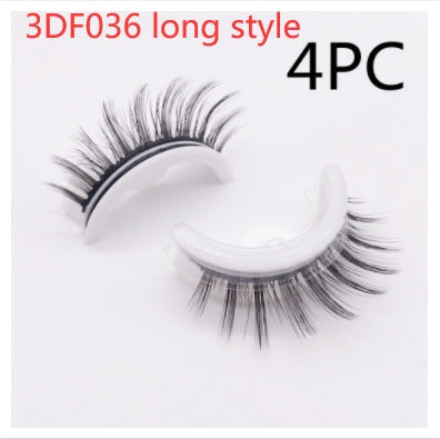 Reusable 3D Mink Lashes Natural False Eyelashes Self Adhesive Fake Glue Free Makeup Eyelash Extension Silk-4845d7c34a653ed9d32e872f0344d96