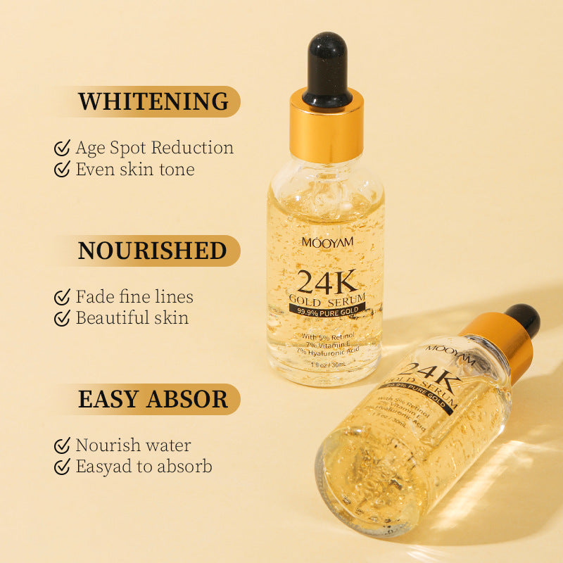 24K Gold Foil30mL Vitamin E Retinol Anti-wrinkle The Lifting Face Serum-8fabbc84e7e55841fe15a6b06a98f4e7