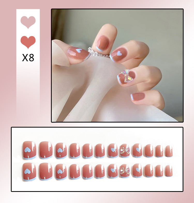 French Worn Removable Nails And Diamonds-e03570563bab893bdf4ff869c2563370