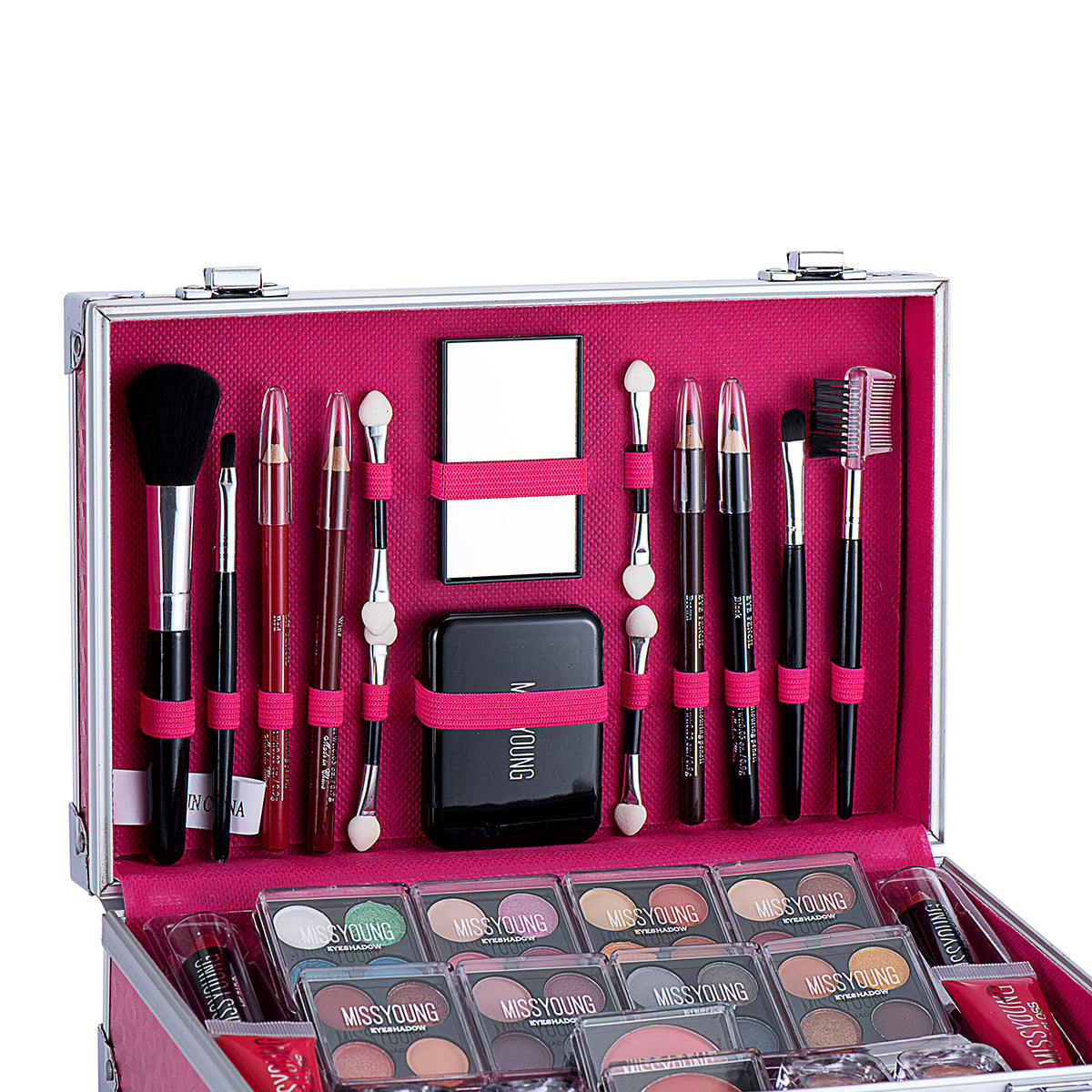 Creative Colorful Eyeshadow Lipstick Cosmetics Set-9c0048a9b24e31f06a3f95b4979e007