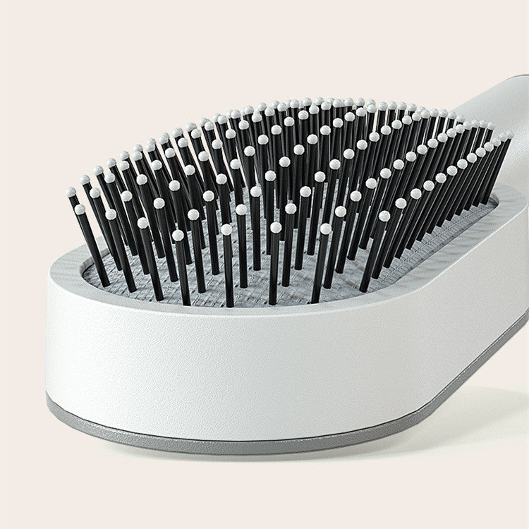Self Cleaning Hair Brush For Women One-key Cleaning Hair Loss Airbag Massage Scalp Comb Anti-Static Hairbrush-7af0245e4c17a36ae46e9718888e3210