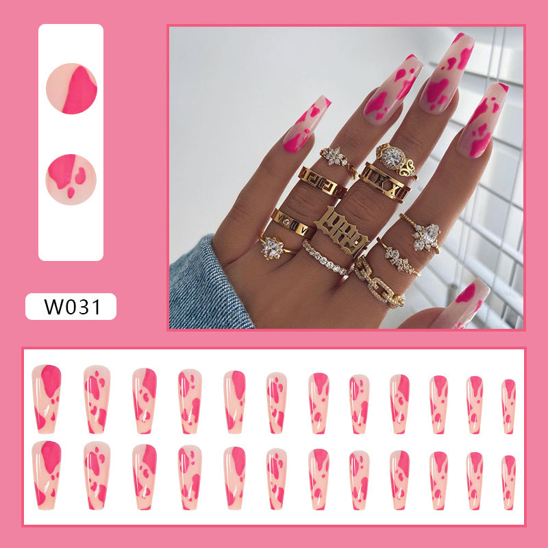 Long Ballet European And American Nails 24 Pieces-e0c1b42d2ce5289ced5439acbc219ec6