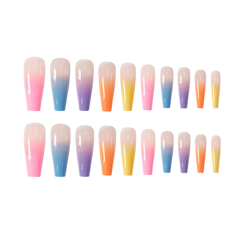 Flat Head Nail Fake Nail Patch Wear Manicure Finished Product-7cc9c2062d7ba1427df400124cf4aae0