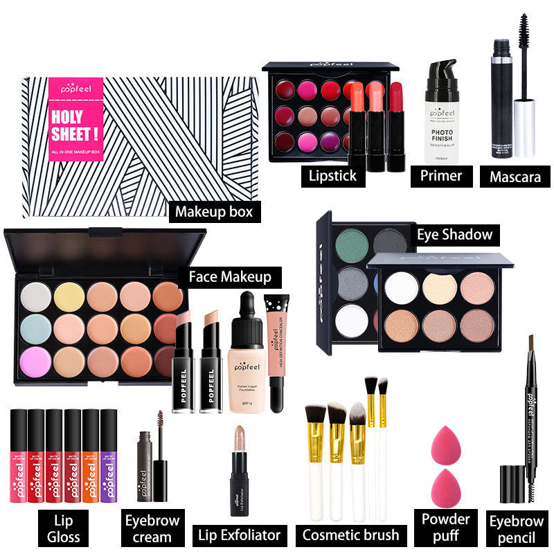 Makeup Cosmetics Set Beginner Combination Concealer Eyeliner Eyebrow Pencil-56e9471d6a6c8c83358fea7cfa8c92bb