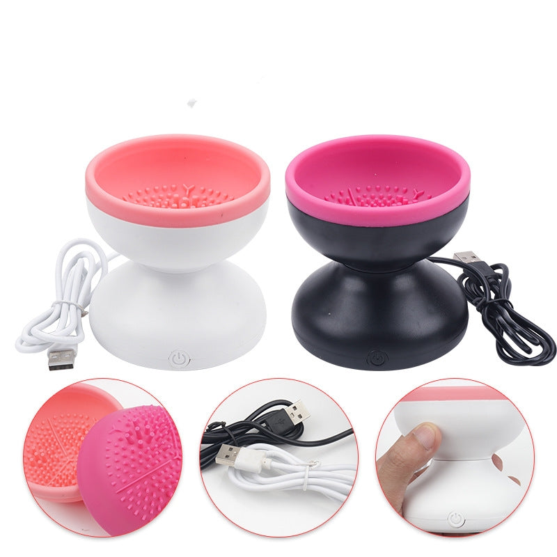 Electric Makeup Brush Cleaner Machine Portable Automatic USB Cosmetic Brush Cleaner Tools For All Size Beauty Makeup Brushes Set-de930947e3a66c160a4b2f1f9efa7c9b