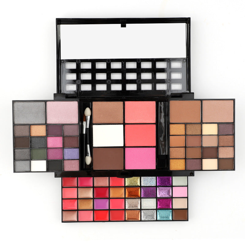 74 Colors Makeup Set Lip Gloss Blush Eyeshadow Highlight Combination Plate Wholesale Makeup Set-a5a9db65d7af4965fcd3cc8f7e24dde7