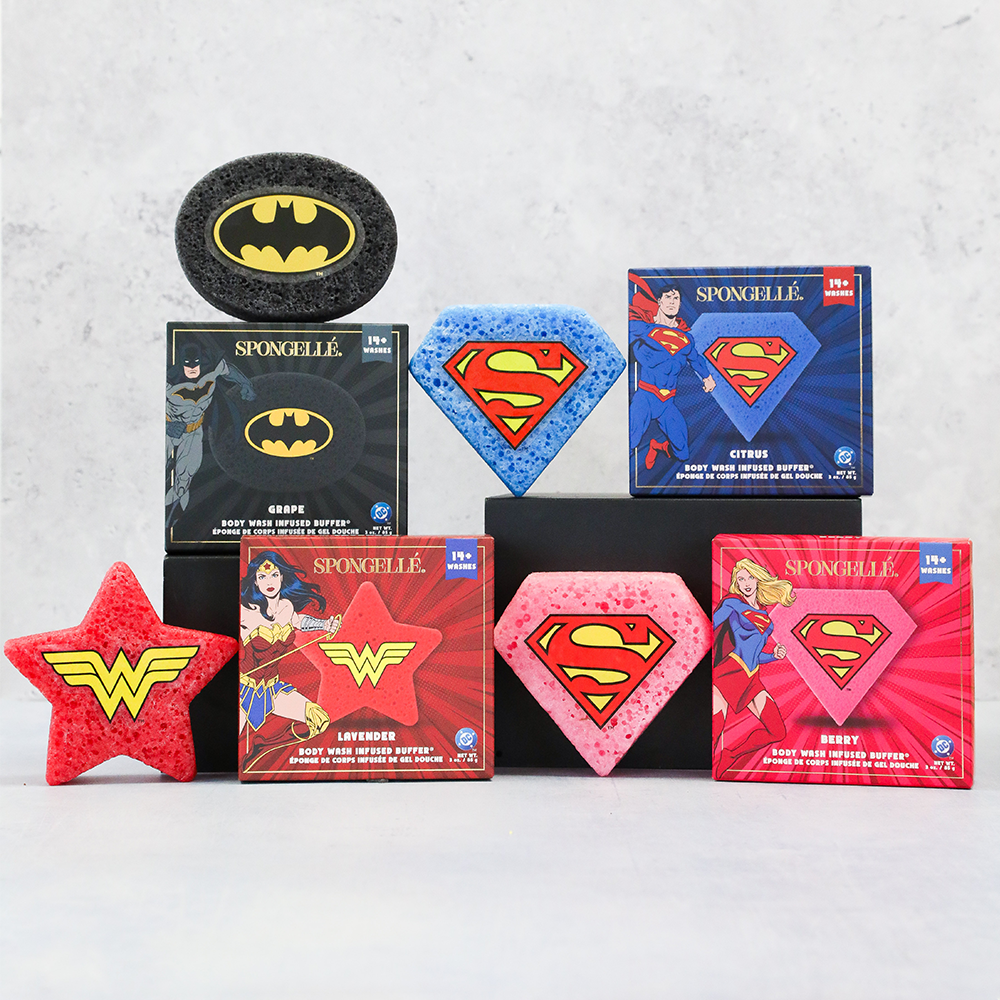 DC Superhero Body Buffer Assorted Pack-DC Superhero Body Buffer Assorted Pack