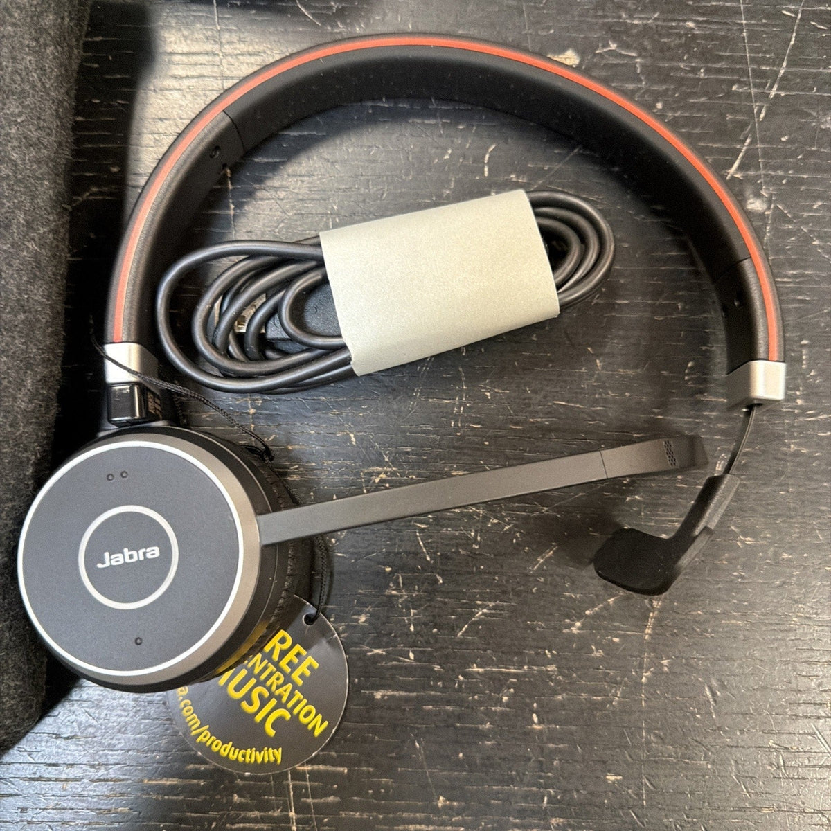 Jabra Evolve 65 SE Mono Wireless Headset with Bluetooth and Noise Cancelling Mic-Jabra Evolve 65 SE Mono Wireless Headset with Bluetooth and Noise Cancelling Mic