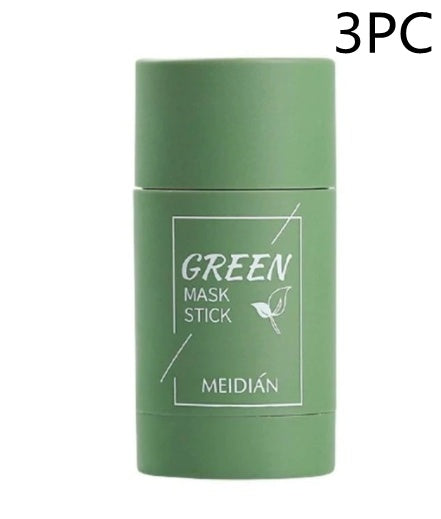 Cleansing Green Tea Mask Clay Stick Oil Control Anti-Acne Whitening Seaweed Mask Skin Care-3763f7e67132653e9b2cd34bc80aa2af