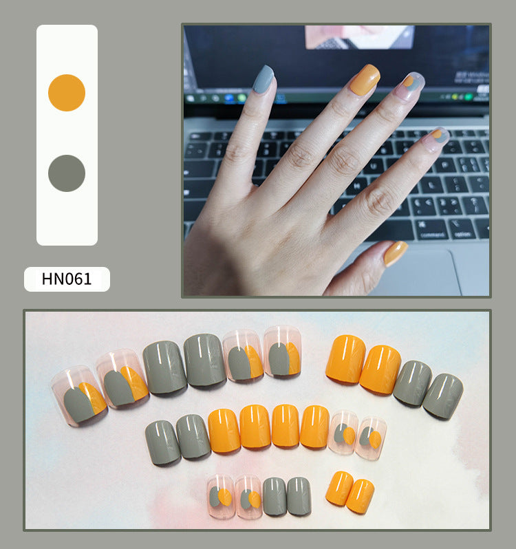 Nail Art Finished Fake Nail Patch Wearable-372ef0cc06f370eee61d969c6d08338