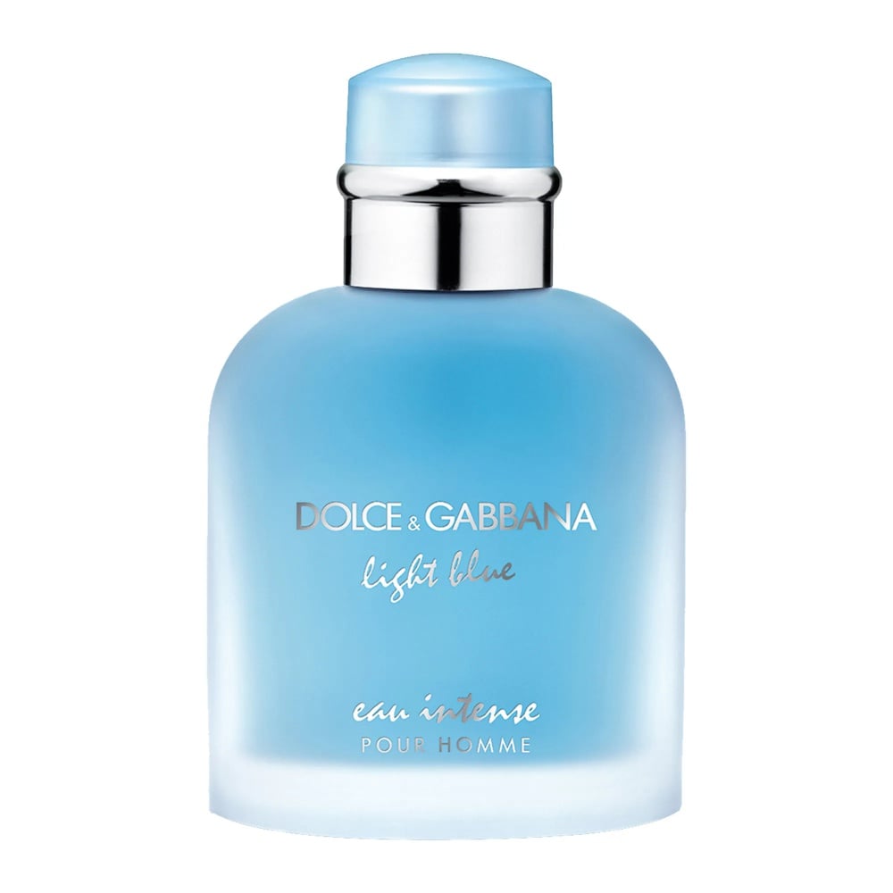 Dolce & Gabbana Mens Light Blue Eau Intense Pour Homme Eau De Parfum 100ml-Dolce & Gabbana Mens Light Blue Eau Intense Pour Homme Eau De Parfum 100ml
