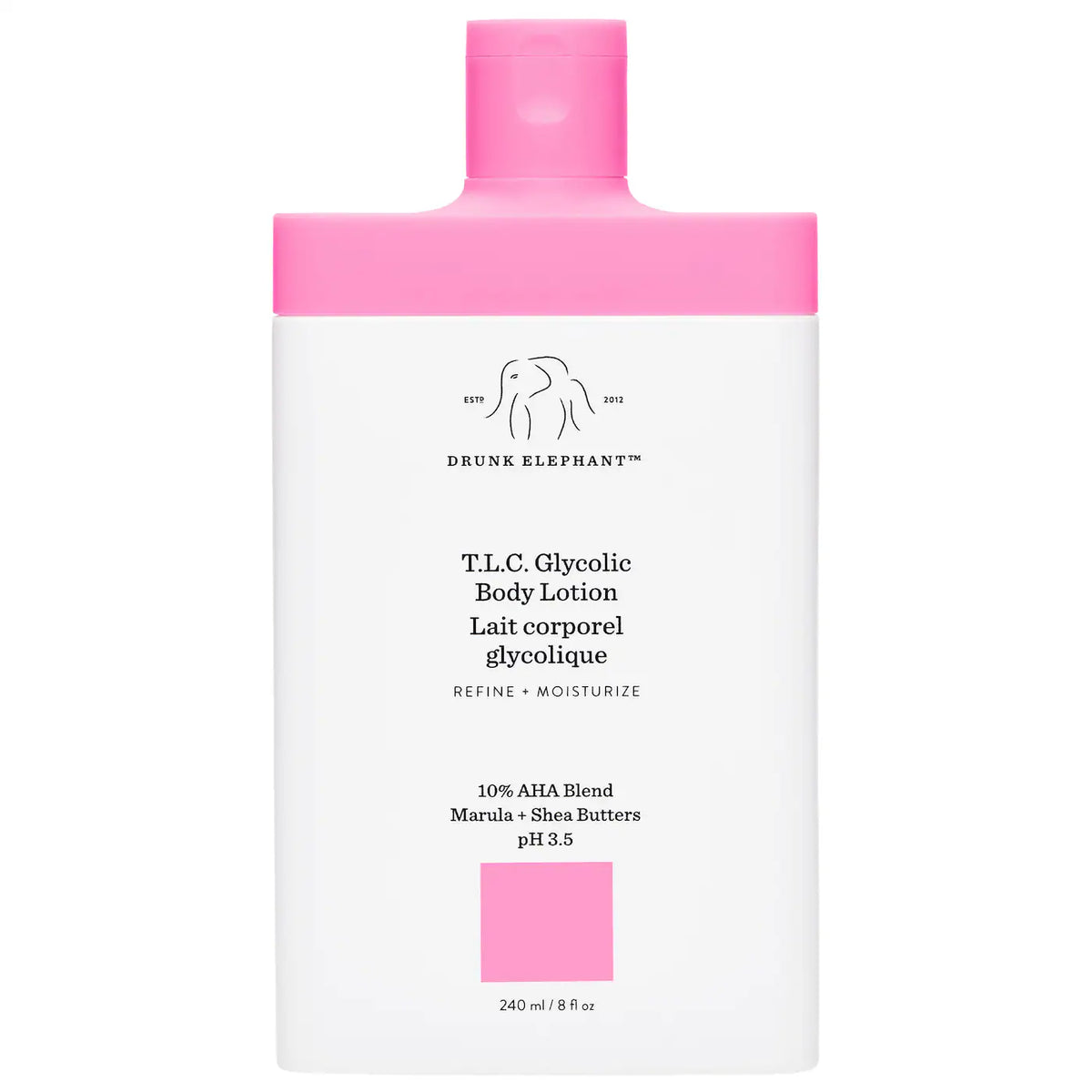 Drunk Elephant T.L.C Glycolic Body Lotion 8 OZ-Drunk Elephant T.L.C Glycolic Body Lotion 8 OZ