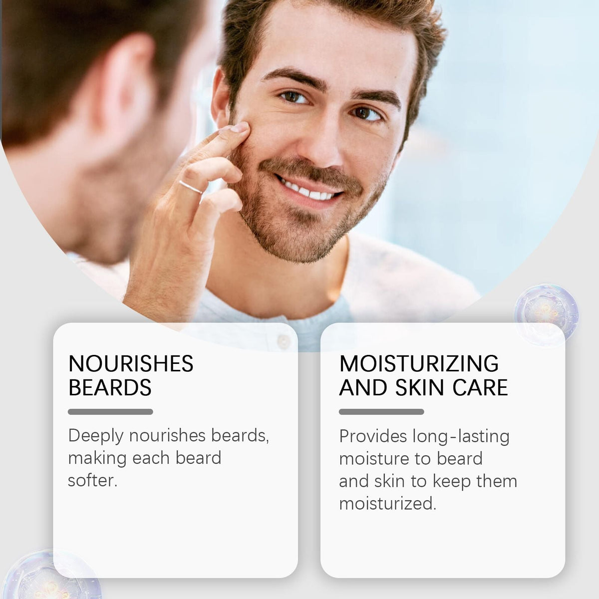 East Moon Men's Beard Care Essential Oil Sandalwood Gentle Nourishing Moisturizing Refreshing Care Beard Essential Oil-East Moon Men's Beard Care Essential Oil Sandalwood Gentle Nourishing Moisturizing Refreshing Care Beard Essential Oil