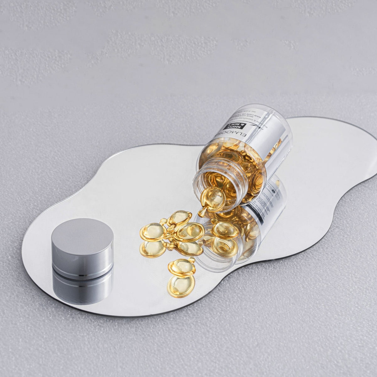 ELMOOSA Shine & Soft Hair Care Oil Capsules,Hair Vitamins Completes Daily Haircare /Enriched With Camellia Oil And A Variety Of Essential Oils-ELMOOSA Shine & Soft Hair Care Oil Capsules,Hair Vitamins Completes Daily Haircare /Enriched With Camellia Oil And A Variety Of Essential Oils