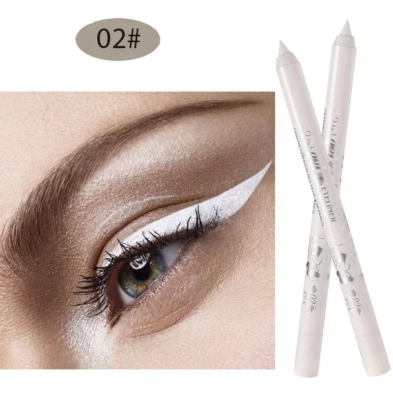 Waterproof Eyeliner Long Lasting Pencil Colourful Pigment Blue Black White Color Gel Eye Liner Pen Makeup Eye Beauty Cosmetics-Waterproof Eyeliner Long Lasting Pencil Colourful Pigment Blue Black White Color Gel Eye Liner Pen Makeup Eye Beauty Cosmetics