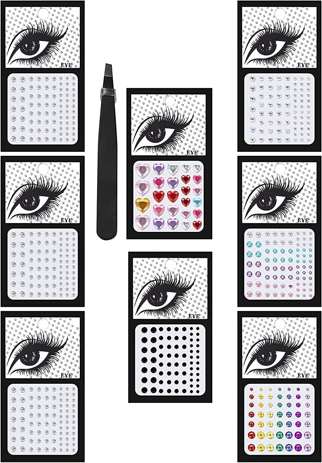 Besteel Face Gems Face jewels Stick on Eye Jewels Face Rhinestones for Makeup Eye Body Nail Face Gems Rhinestone Stickers for Women-Besteel Face Gems Face jewels Stick on Eye Jewels Face Rhinestones for Makeup Eye Body Nail Face Gems Rhinestone Stickers for Women