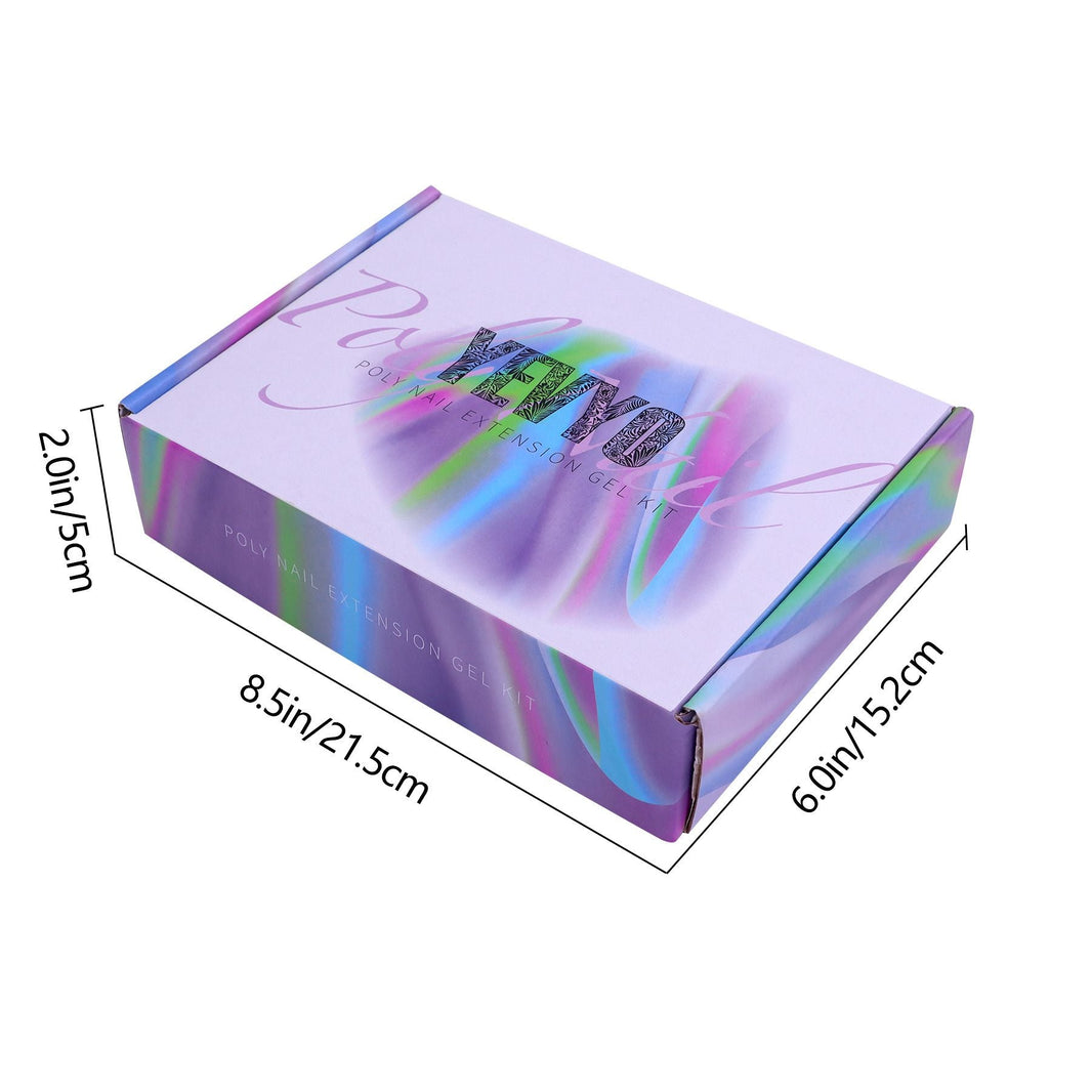 Poly Gel Nail Kit, Poly Nail Gel Kit with UV Lamp for Beginners with Everything, Gel Extension Nail Kit with Slip Solution-Poly Gel Nail Kit, Poly Nail Gel Kit with UV Lamp for Beginners with Everything, Gel Extension Nail Kit with Slip Solution