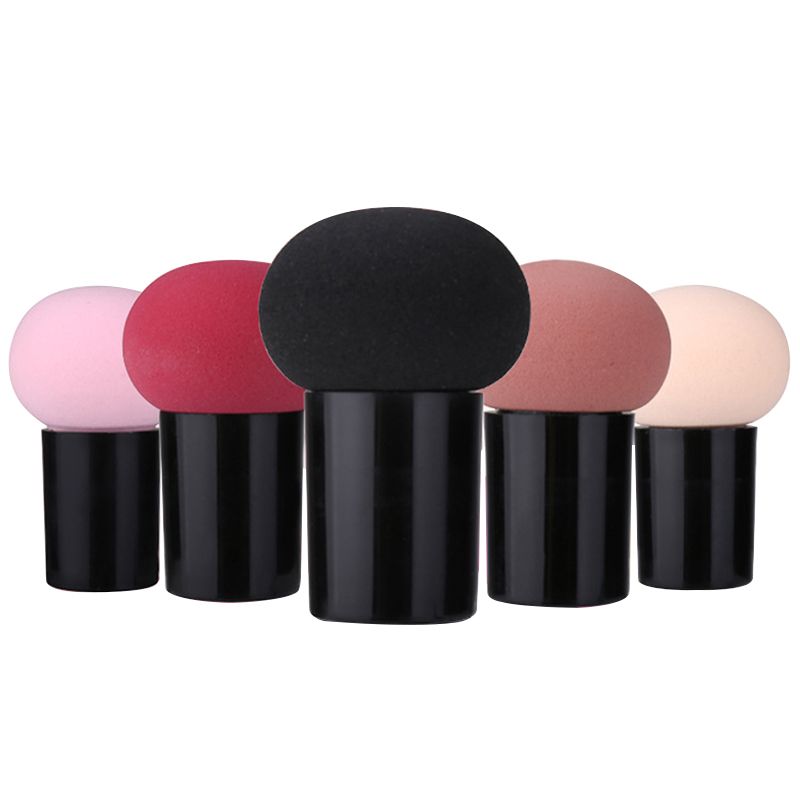 Mushroom Head Cosmetic Puff Foundation Makeup Sponge Powder Puff Smooth Sponge Multi- Function Dry &amp; Wet Beauty Makeup Tool-Mushroom Head Cosmetic Puff Foundation Makeup Sponge Powder Puff Smooth Sponge Multi- Function Dry &amp; Wet Beauty Makeup Tool