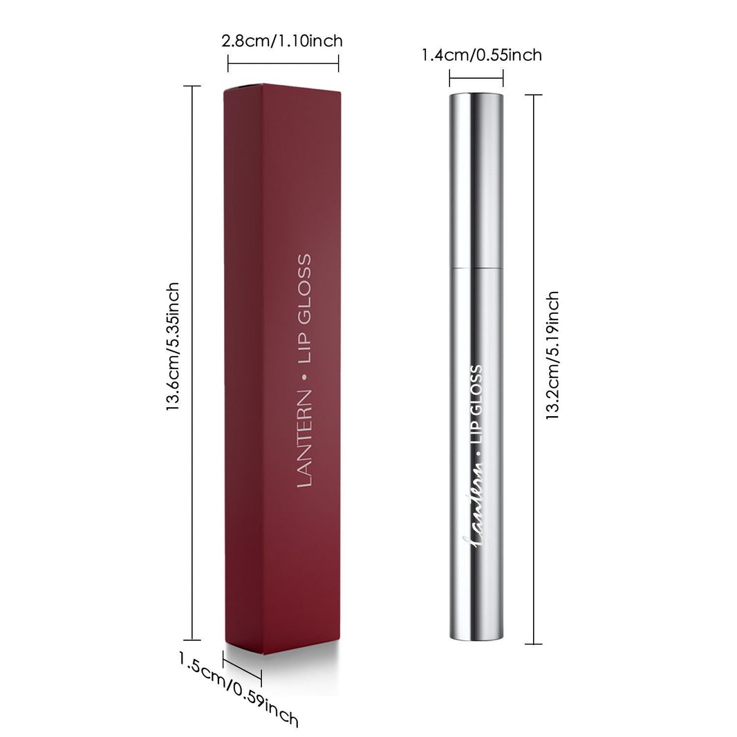 Long-Lasting Hydrating Lip Gloss, Moisturizing Non-Sticky Lip Tint with Hyaluronic Acid for Plumping Finish-Long-Lasting Hydrating Lip Gloss, Moisturizing Non-Sticky Lip Tint with Hyaluronic Acid for Plumping Finish