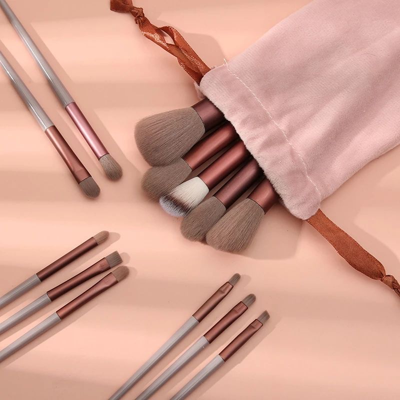 13 PCS Makeup Brushes Set Eye Shadow Foundation Women Cosmetic Brush Eyeshadow Blush Powder Blending Beauty Soft Make Up Tools-13 PCS Makeup Brushes Set Eye Shadow Foundation Women Cosmetic Brush Eyeshadow Blush Powder Blending Beauty Soft Make Up Tools